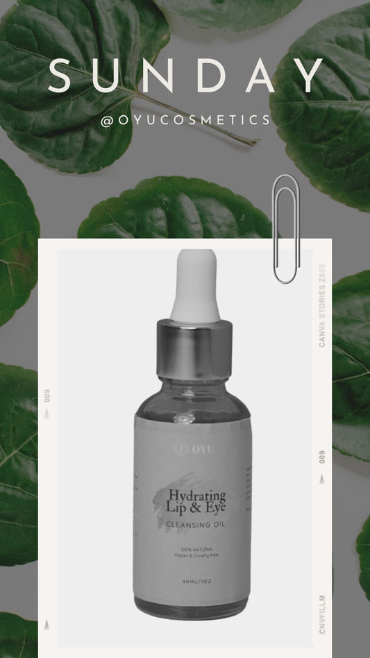Oyu Cosmetics Hydrating Eye & Lip Oil Makeup Remover: The Ultimate Solution for Gentle & Effective Makeup Removal
