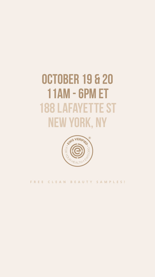Oyu Cosmetics at the EWG Verified Pop-Up: Clean Beauty in Soho This October!