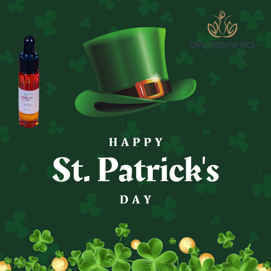 Happy St. Patrick’s Day from Oyu Cosmetics! 🍀✨