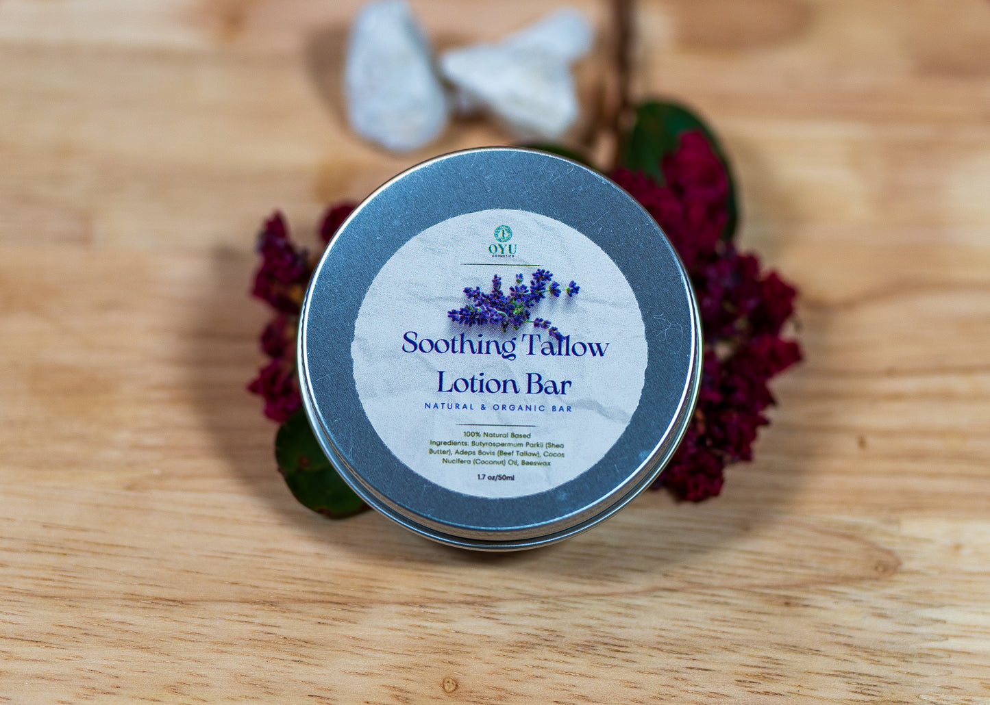 Nourishing beef tallow lotion bar Oyu Cosmetics