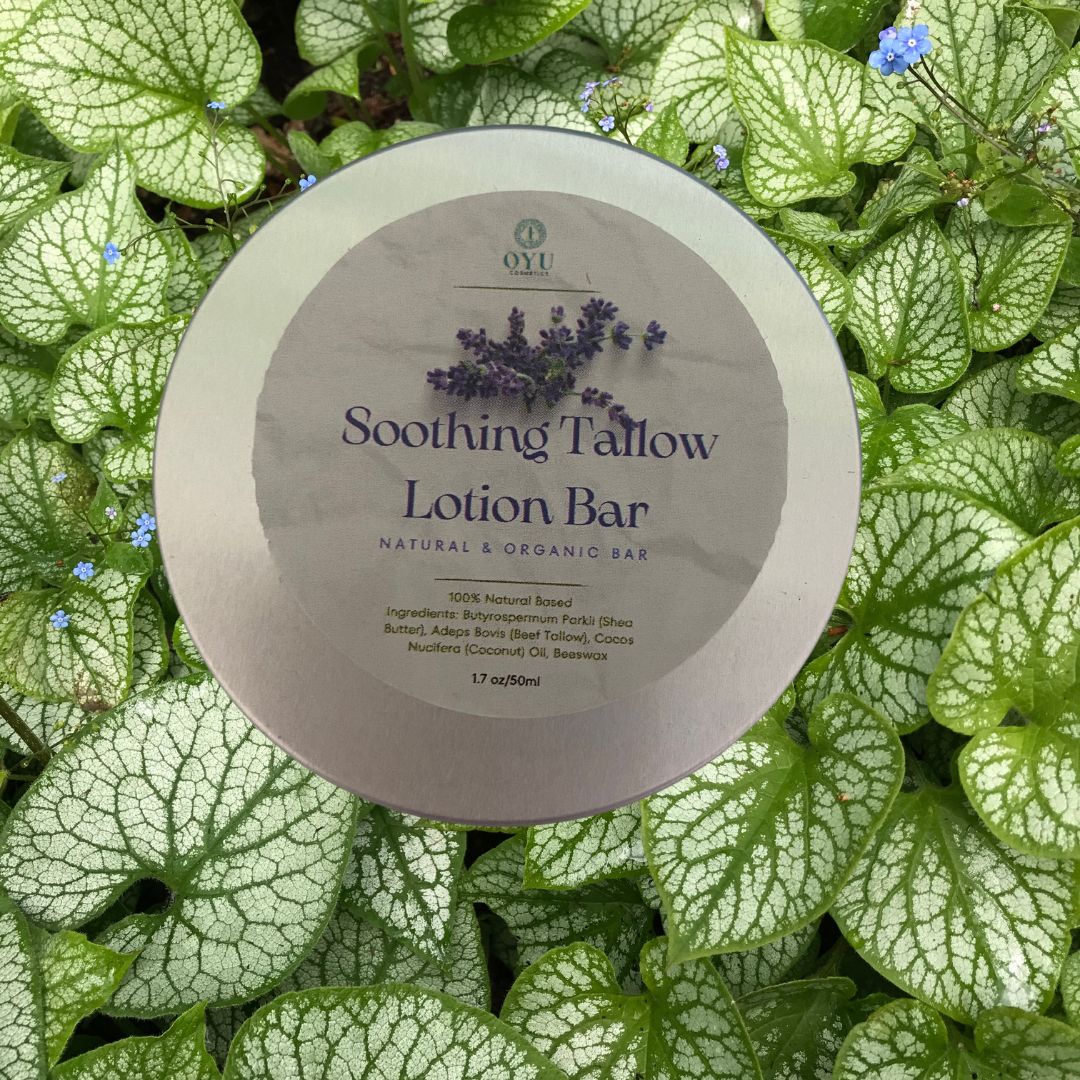 Nourishing beef tallow lotion bar Oyu Cosmetics