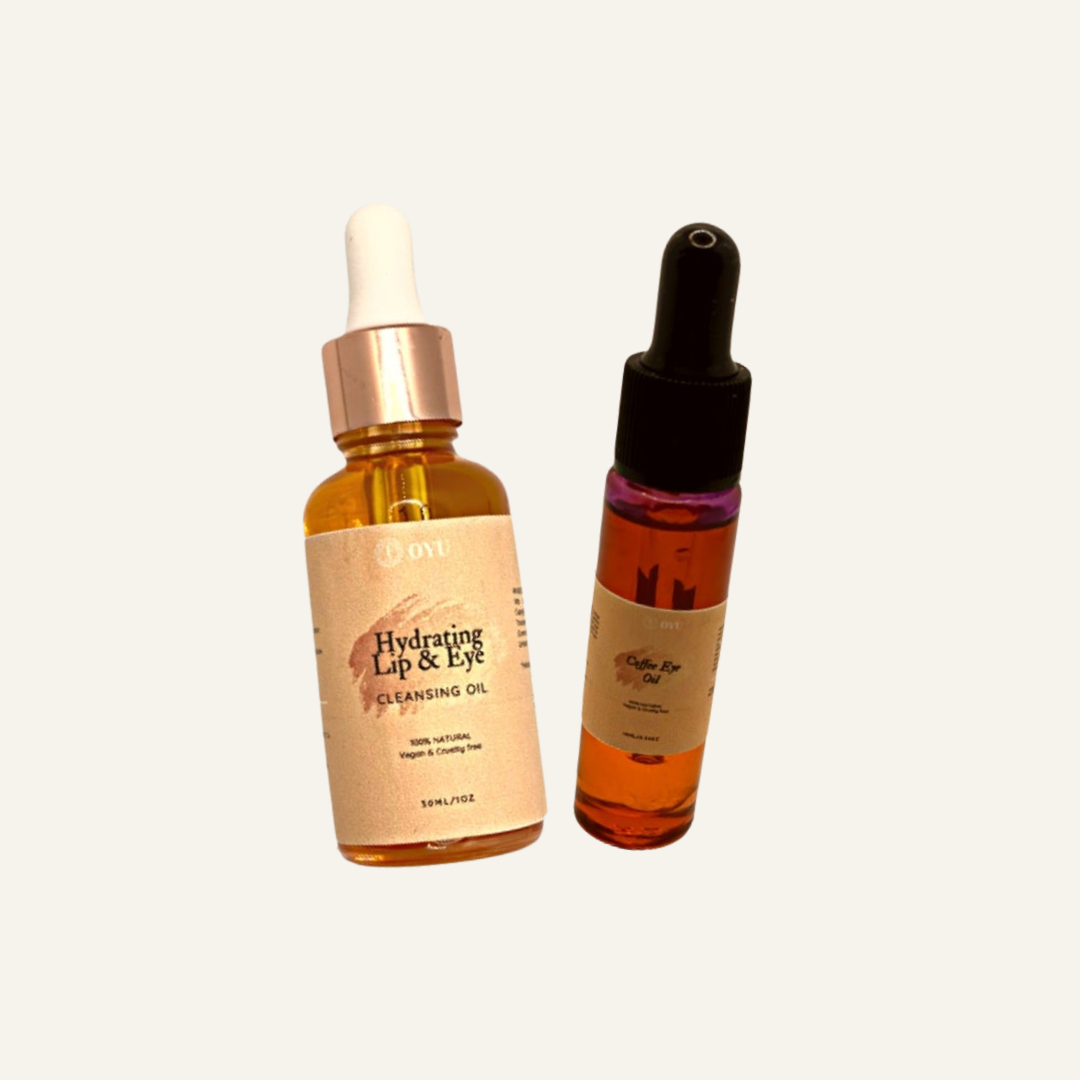 Eye care set for sensitive eyes: Eye Care for dark circles Oyu Cosmetics