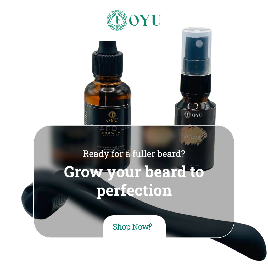 Unleash the Full Potential of Your Beard with Oyu Cosmetics Beard Growth Set