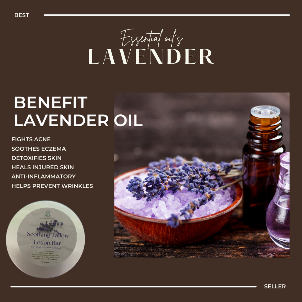 Unlocking the Secrets of Lavender Oil: The Allure of Oyu Cosmetics Soothing Tallow Lotion Bar