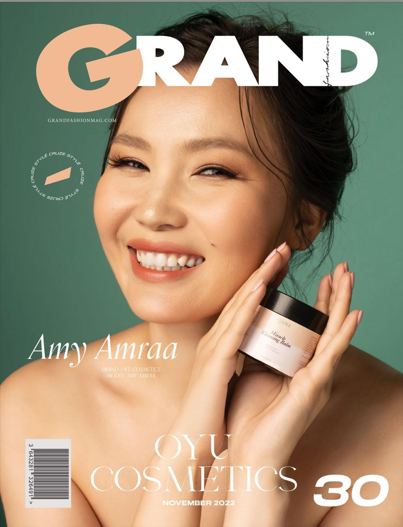 Oyu Cosmetics is Grand Magazine's cover