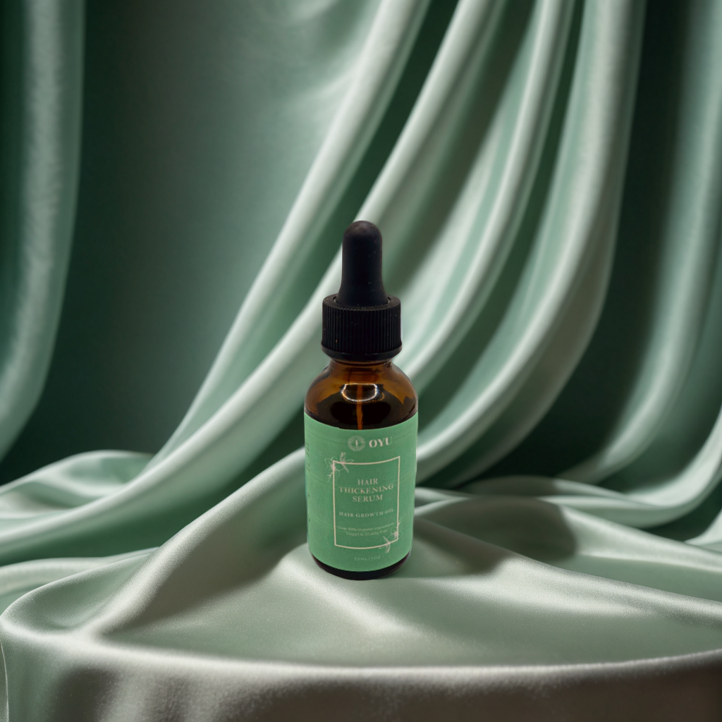Natural Hair Thickening Oil: Amla, Argan & Nettle Leaf Extract for Lush Locks Oyu Cosmetics