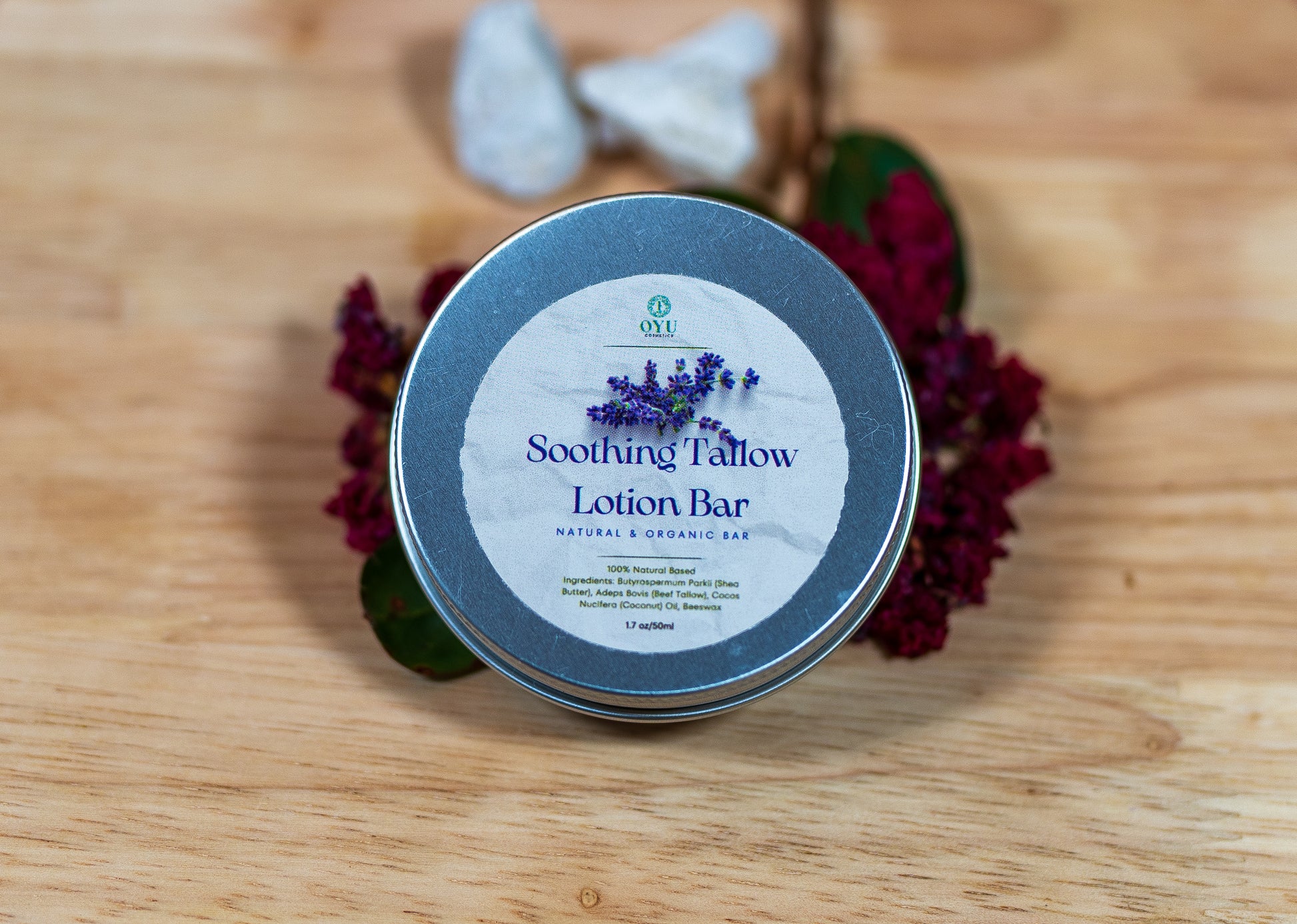 Nourishing beef tallow lotion bar Oyu Cosmetics