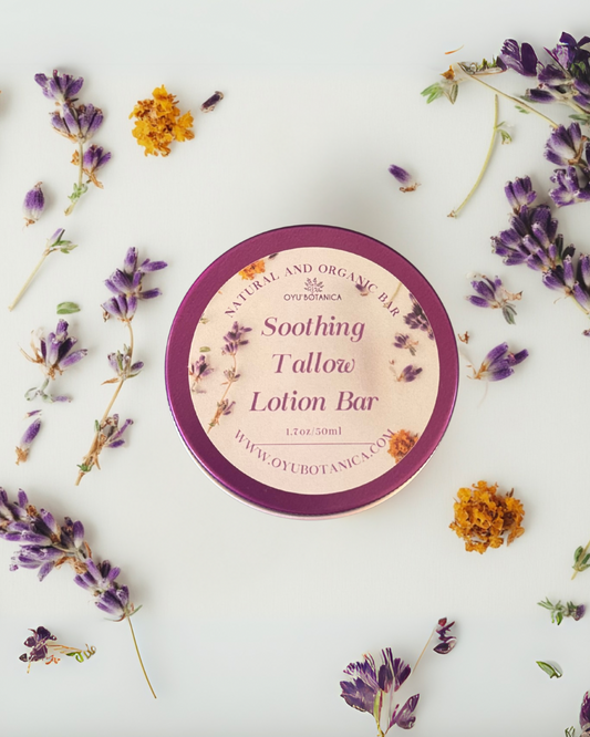 Handmade Beef Tallow Moisturizing Bar – Rich Butter Blend, Fast-Absorbing for Elbows & Feet