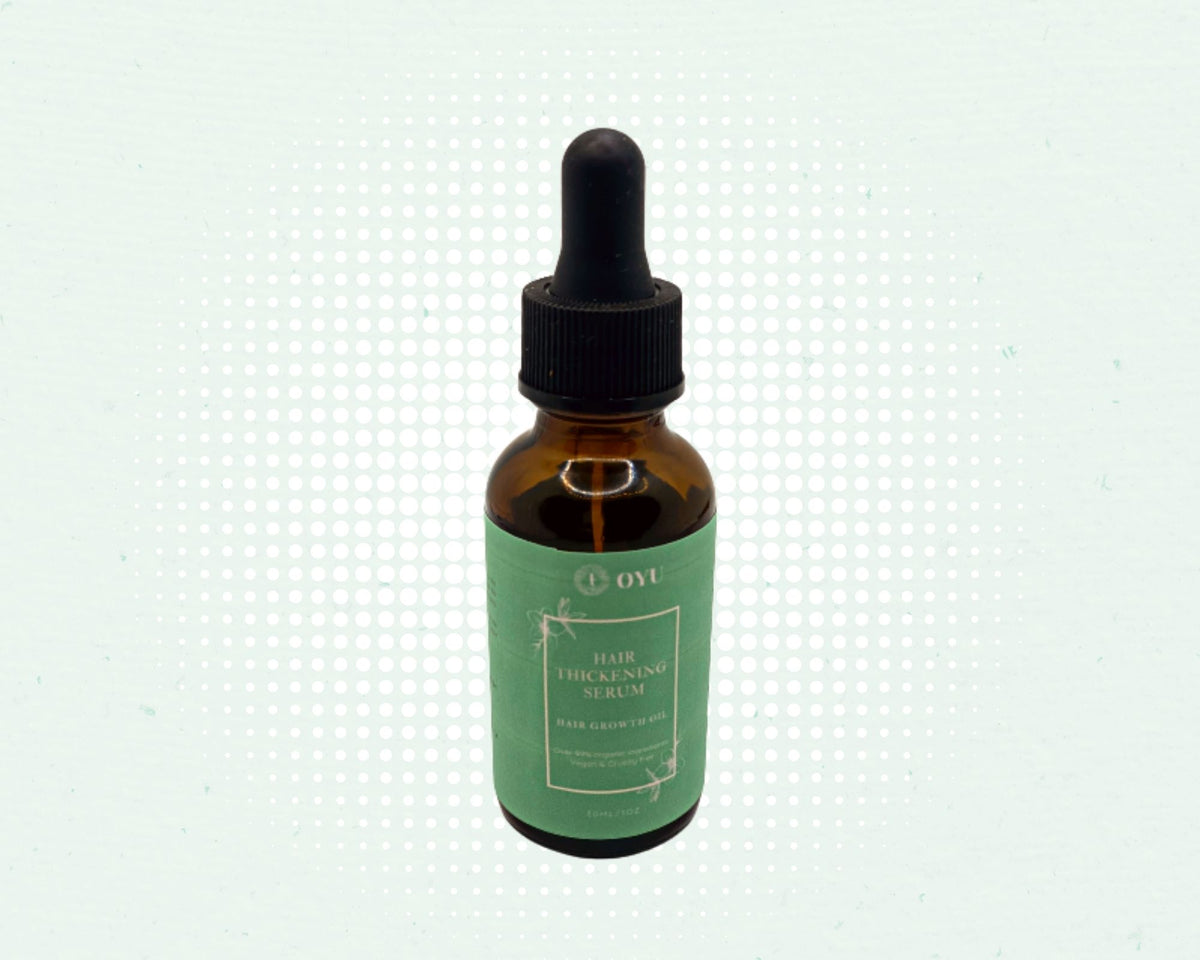 Natural Hair Thickening Oil: Amla, Argan & Nettle Leaf Extract for Lush Locks Oyu Cosmetics